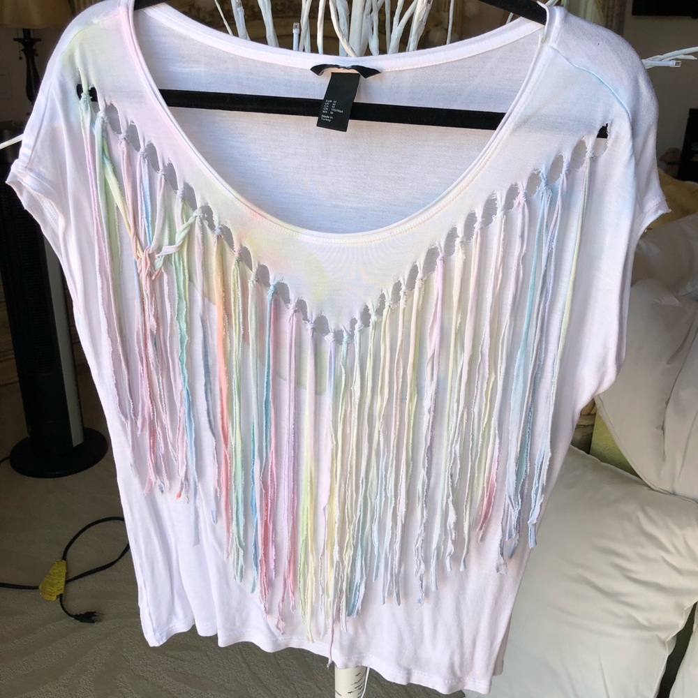 Hand-dyed Rainbow Tee